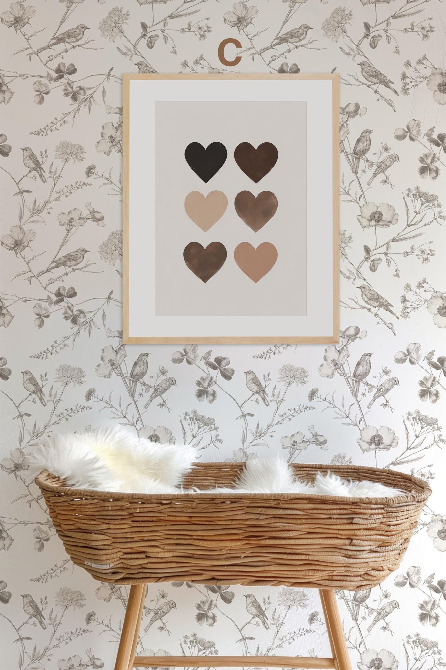 BEIGE Boho Poster Babyzimmer · Geschenkidee für Kinder · Babyzimmer Deko · Modern Abstrakt Minimalistisch neutral ·Deko Print ohne Rahmen-7